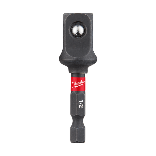MILWAUKEE SHOCKWAVE™ POWER BIT SOCKET ADAPTER 1/4'' HEX TO 1/2'' SQUARE